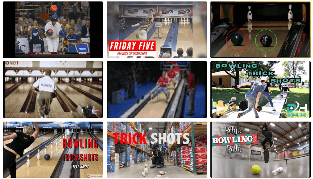Bowling Trick Shots video galerija