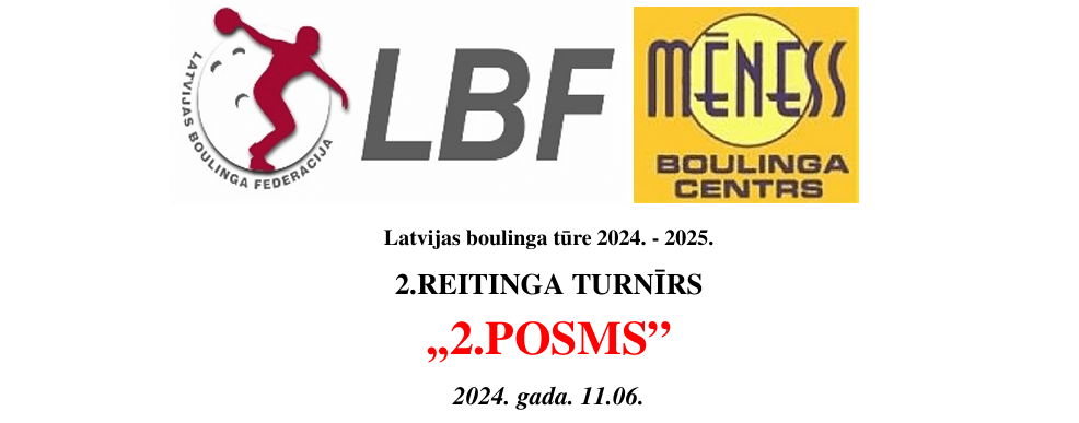 Otrais Latvijas Boulinga Tūres posms notiks Mēness boulingā